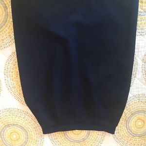 Navy high waisted skirt
